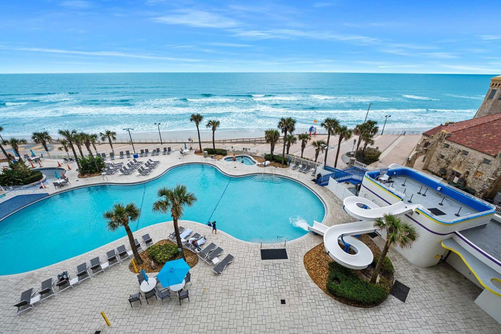 Luxury 6Th Floor 1 Bedroom Condo Direct Oceanfront Wyndham Ocean Walk Resort Daytona Beach | 610 Exterior foto